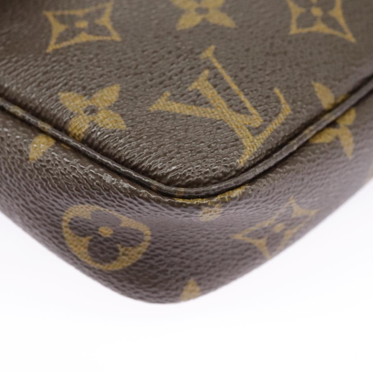 LOUIS VUITTON Monogram Pochette Accessoires Pouch M51980 LV Auth 102263