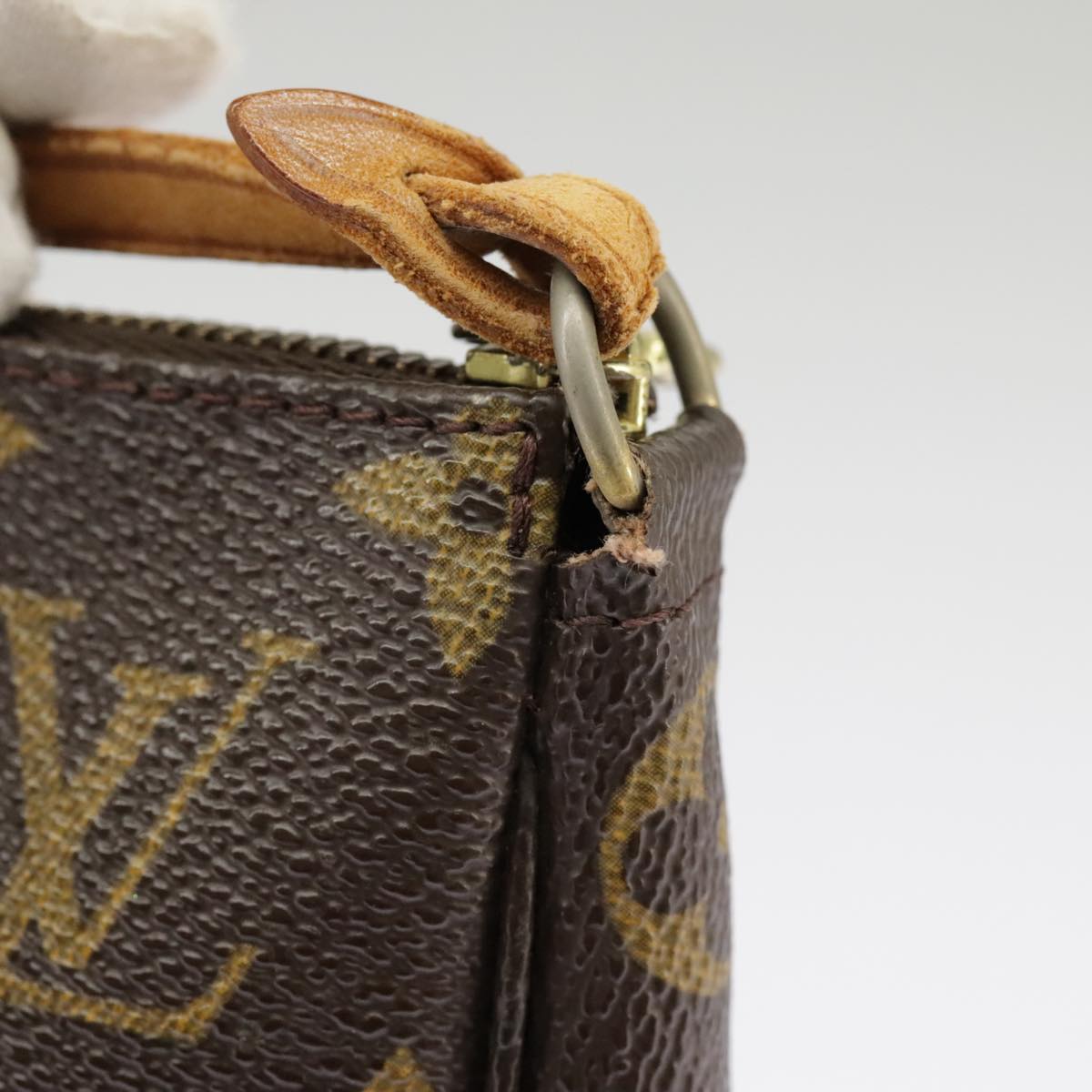 LOUIS VUITTON Monogram Pochette Accessoires Pouch M51980 LV Auth 102263