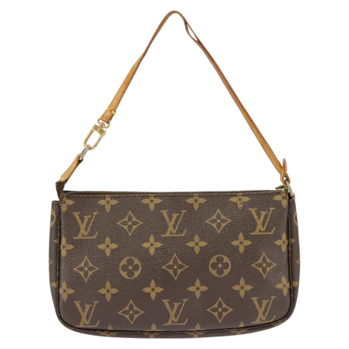 LOUIS VUITTON Monogram Pochette Accessoires Pouch M51980 LV Auth 102263