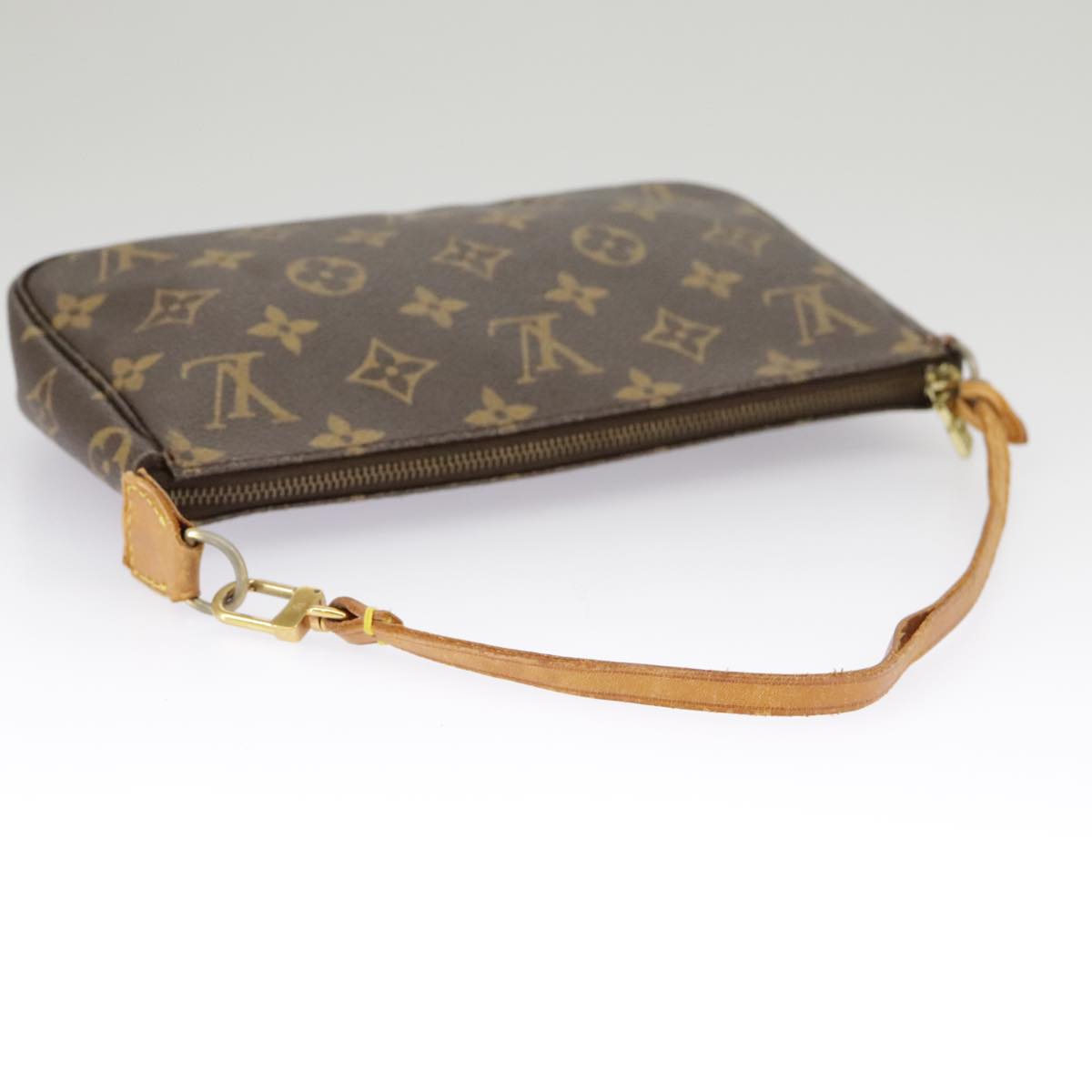 LOUIS VUITTON Monogram Pochette Accessoires Pouch M51980 LV Auth 102263