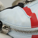 BURBERRY Waist bag Nylon Light Blue Auth 102277-3