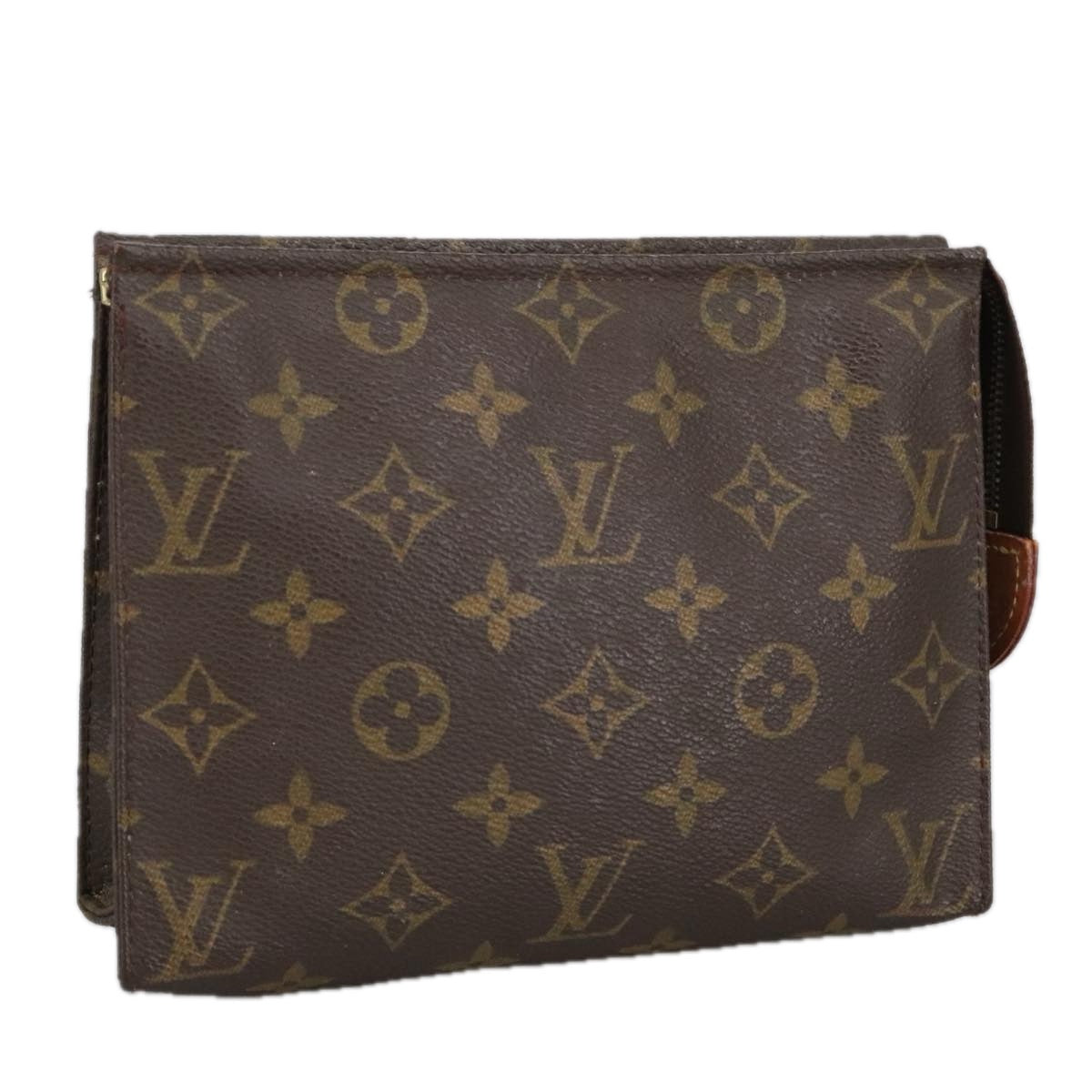 LOUIS VUITTON Monogram Poche Toilette 19 Pouch M47544 LV Auth 102290