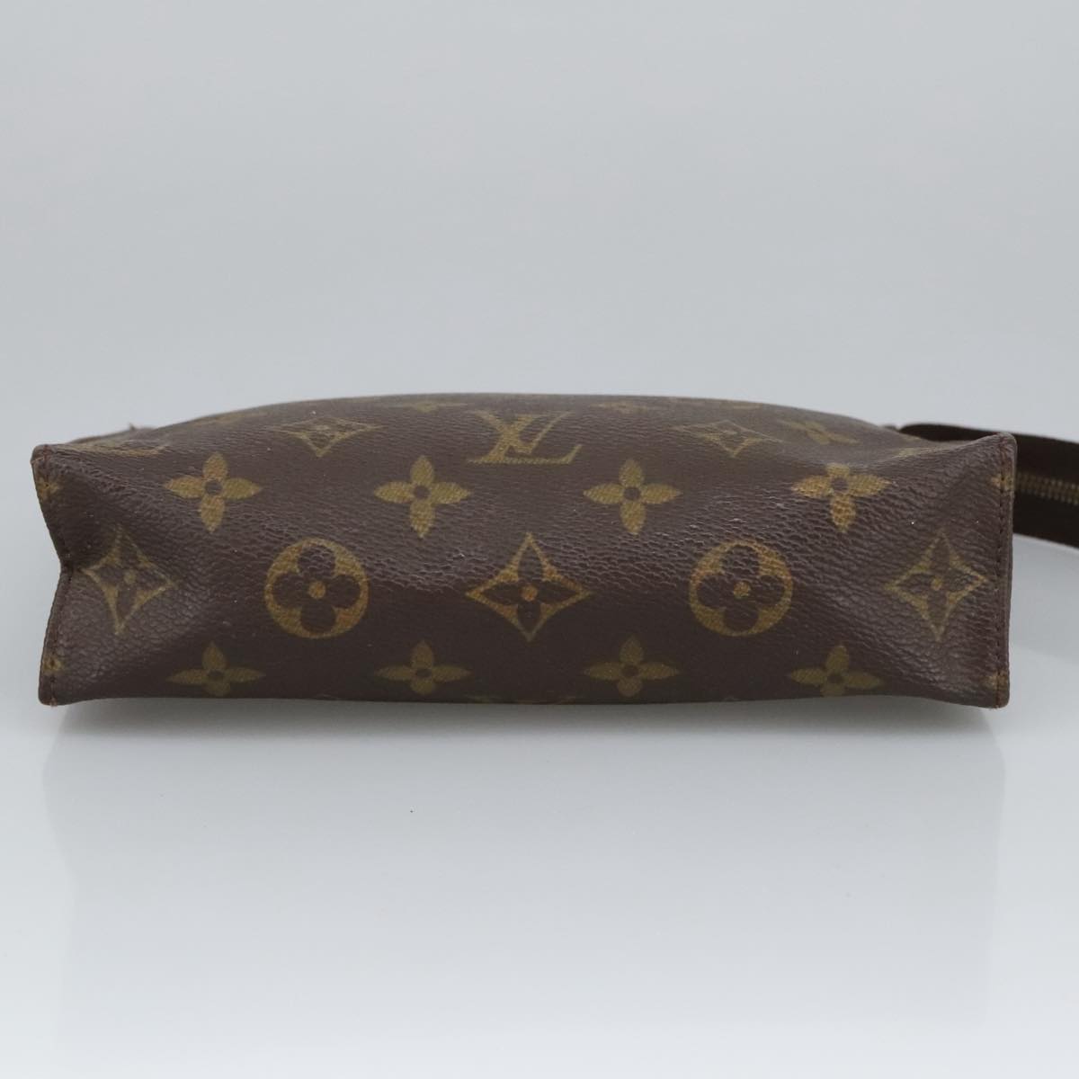 LOUIS VUITTON Monogram Poche Toilette 19 Pouch M47544 LV Auth 102290