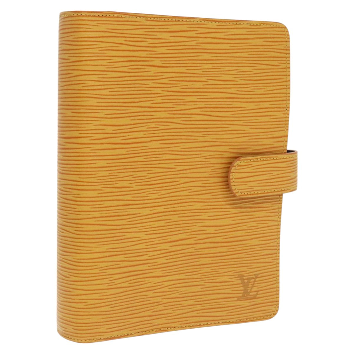 LOUIS VUITTON Epi Agenda MM Day Planner Cover Yellow R20049 LV Auth 102294