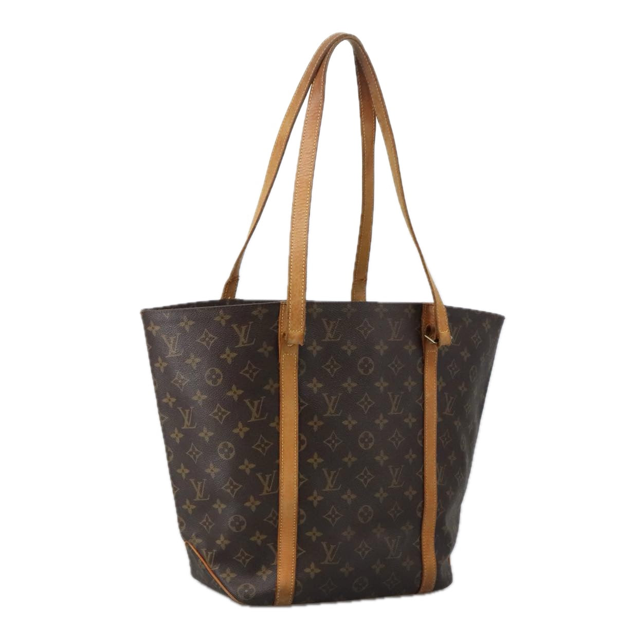 LOUIS VUITTON Monogram Sac Shopping Tote Bag M51108 LV Auth 102299