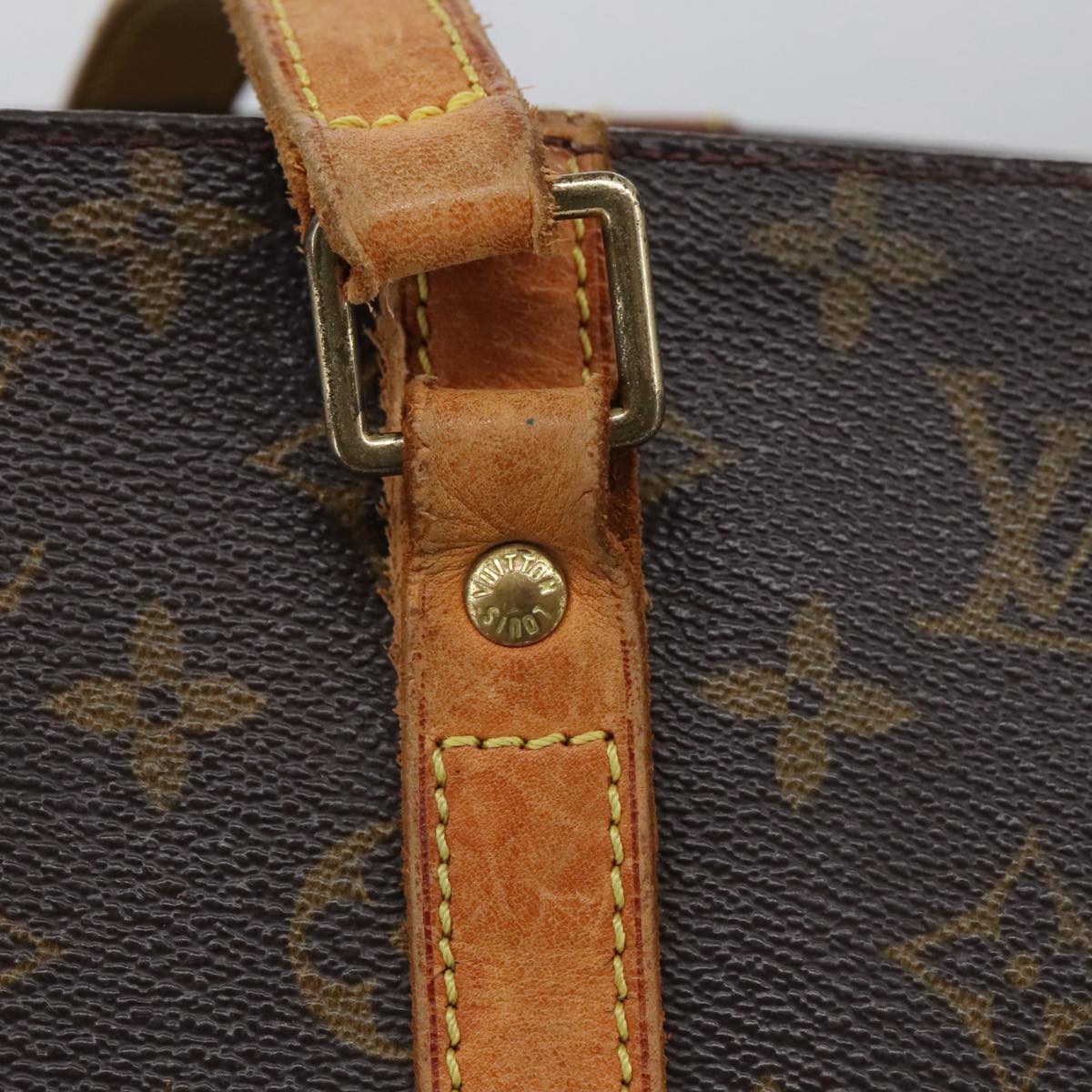 LOUIS VUITTON Monogram Sac Shopping Tote Bag M51108 LV Auth 102299