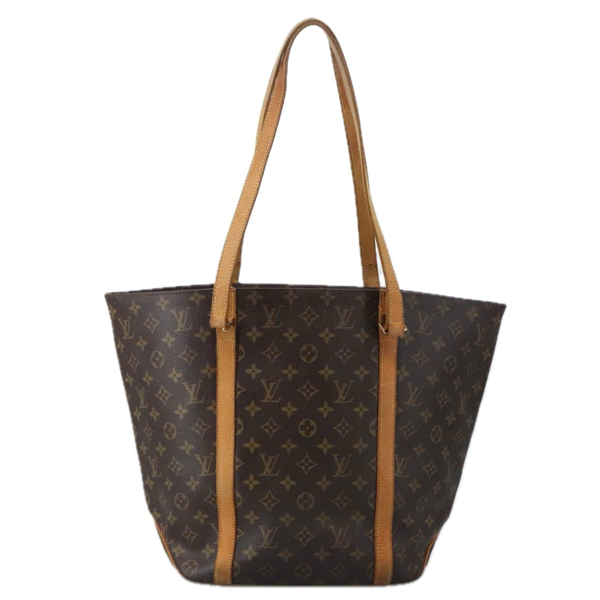 LOUIS VUITTON Monogram Sac Shopping Tote Bag M51108 LV Auth 102299