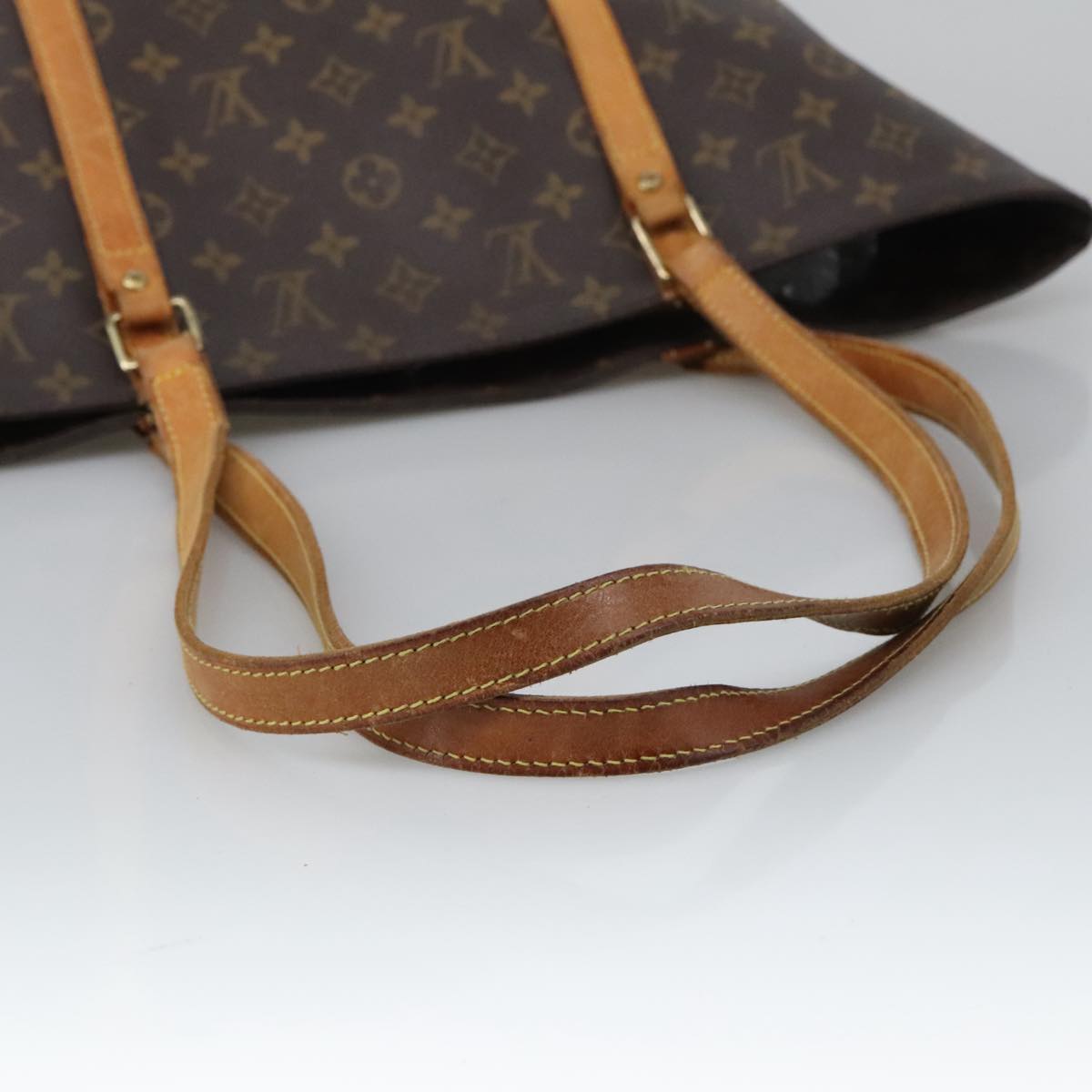 LOUIS VUITTON Monogram Sac Shopping Tote Bag M51108 LV Auth 102299