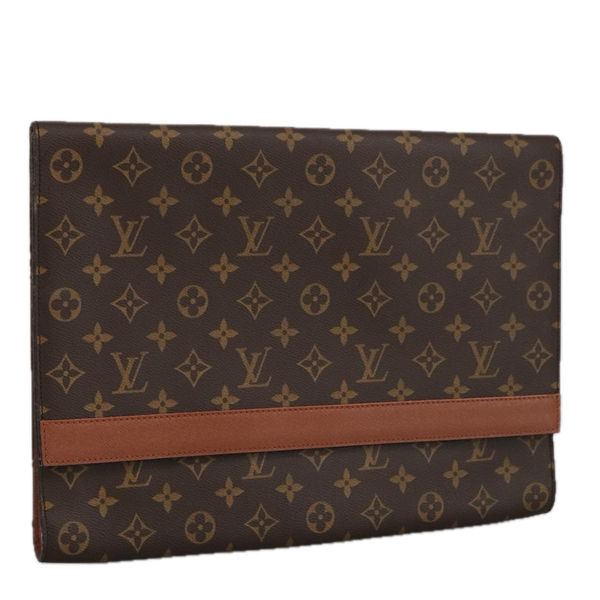 LOUIS VUITTON Monogram Porte Envelope Clutch Bag M51801 LV Auth 102302