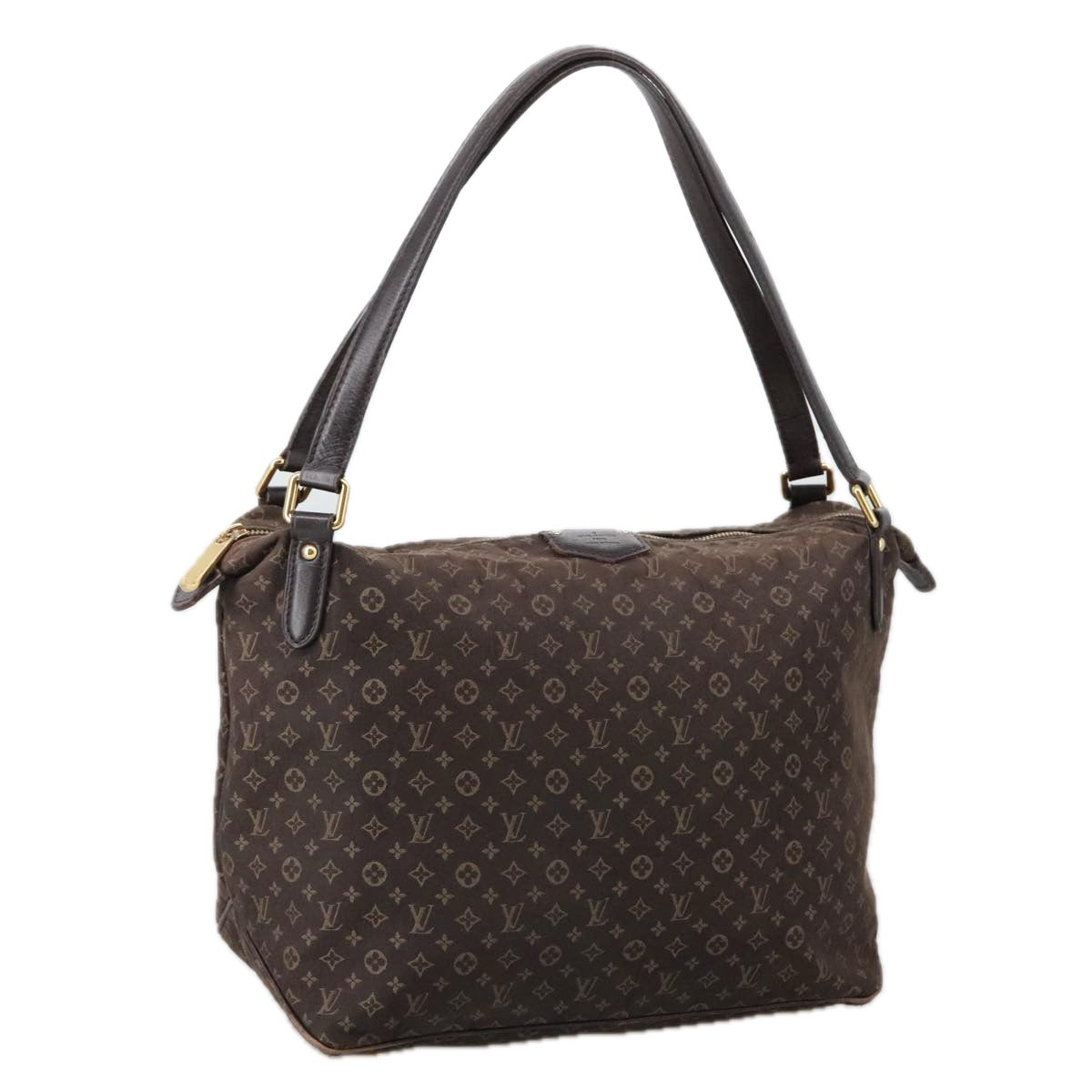 LOUIS VUITTON Monogram Idylle Ballad PM Tote Bag Dark Brown M40573 Auth 102303