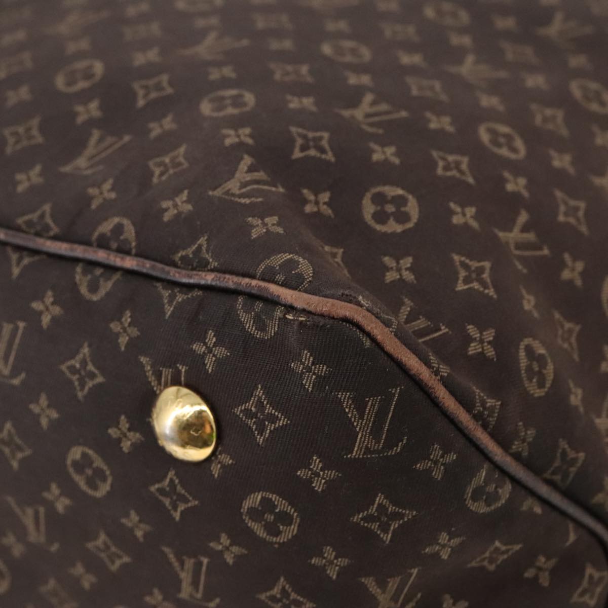 LOUIS VUITTON Monogram Idylle Ballad PM Tote Bag Dark Brown M40573 Auth 102303