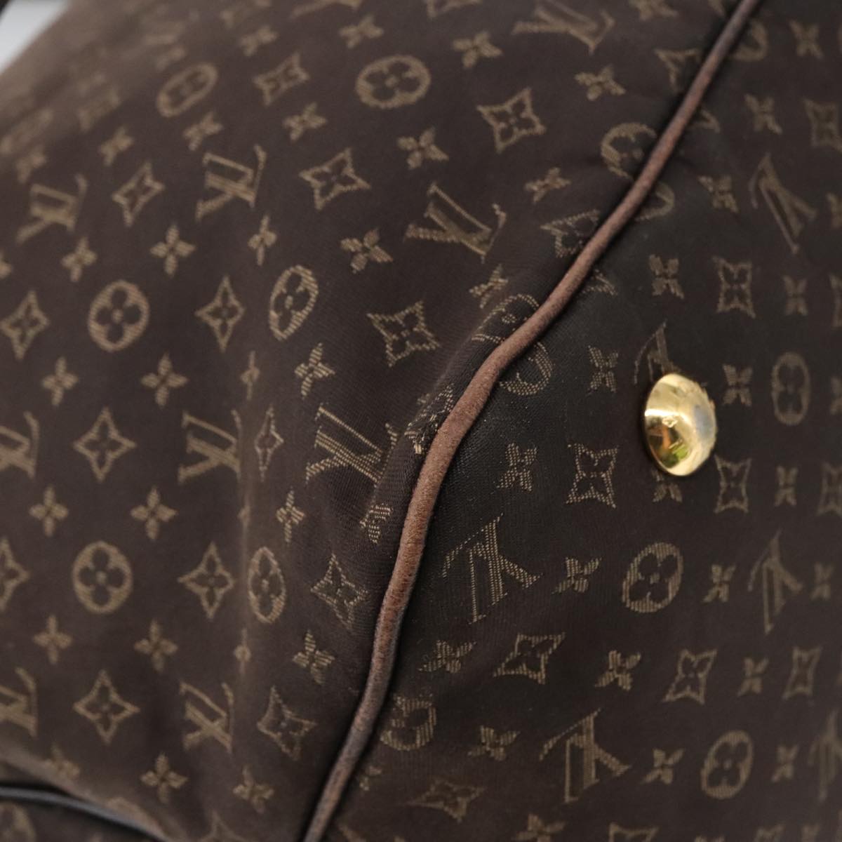 LOUIS VUITTON Monogram Idylle Ballad PM Tote Bag Dark Brown M40573 Auth 102303