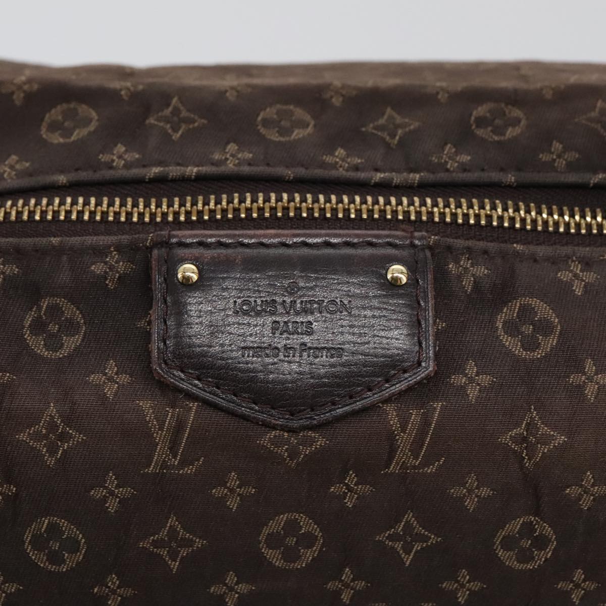 LOUIS VUITTON Monogram Idylle Ballad PM Tote Bag Dark Brown M40573 Auth 102303