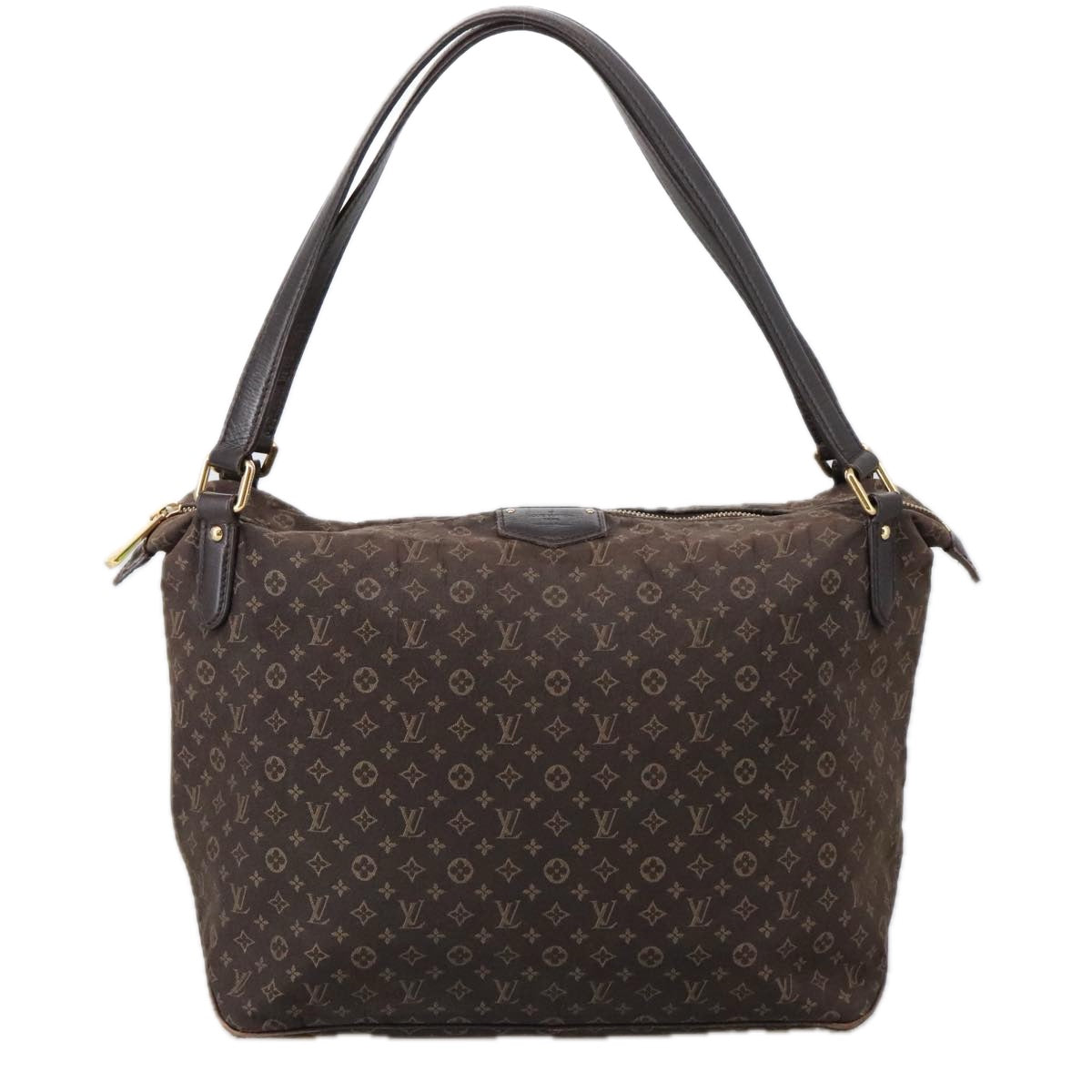 LOUIS VUITTON Monogram Idylle Ballad PM Tote Bag Dark Brown M40573 Auth 102303