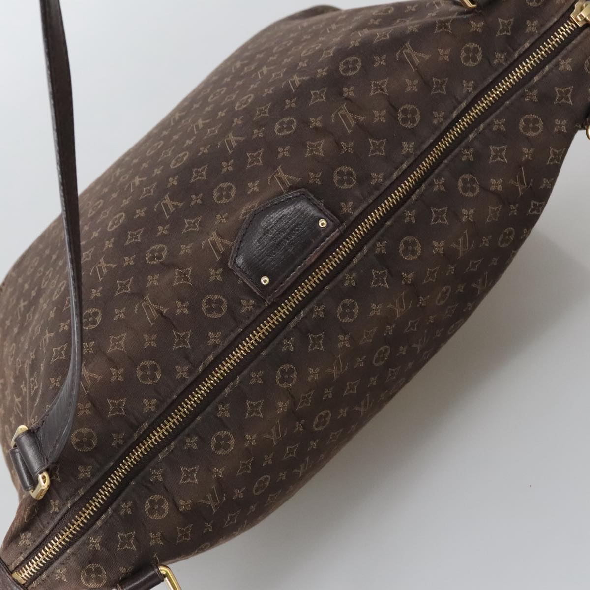 LOUIS VUITTON Monogram Idylle Ballad PM Tote Bag Dark Brown M40573 Auth 102303