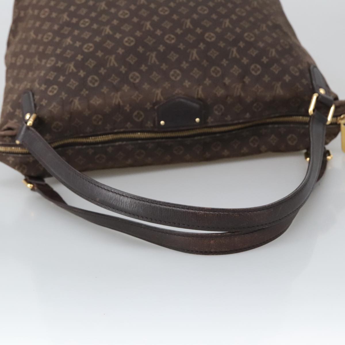 LOUIS VUITTON Monogram Idylle Ballad PM Tote Bag Dark Brown M40573 Auth 102303