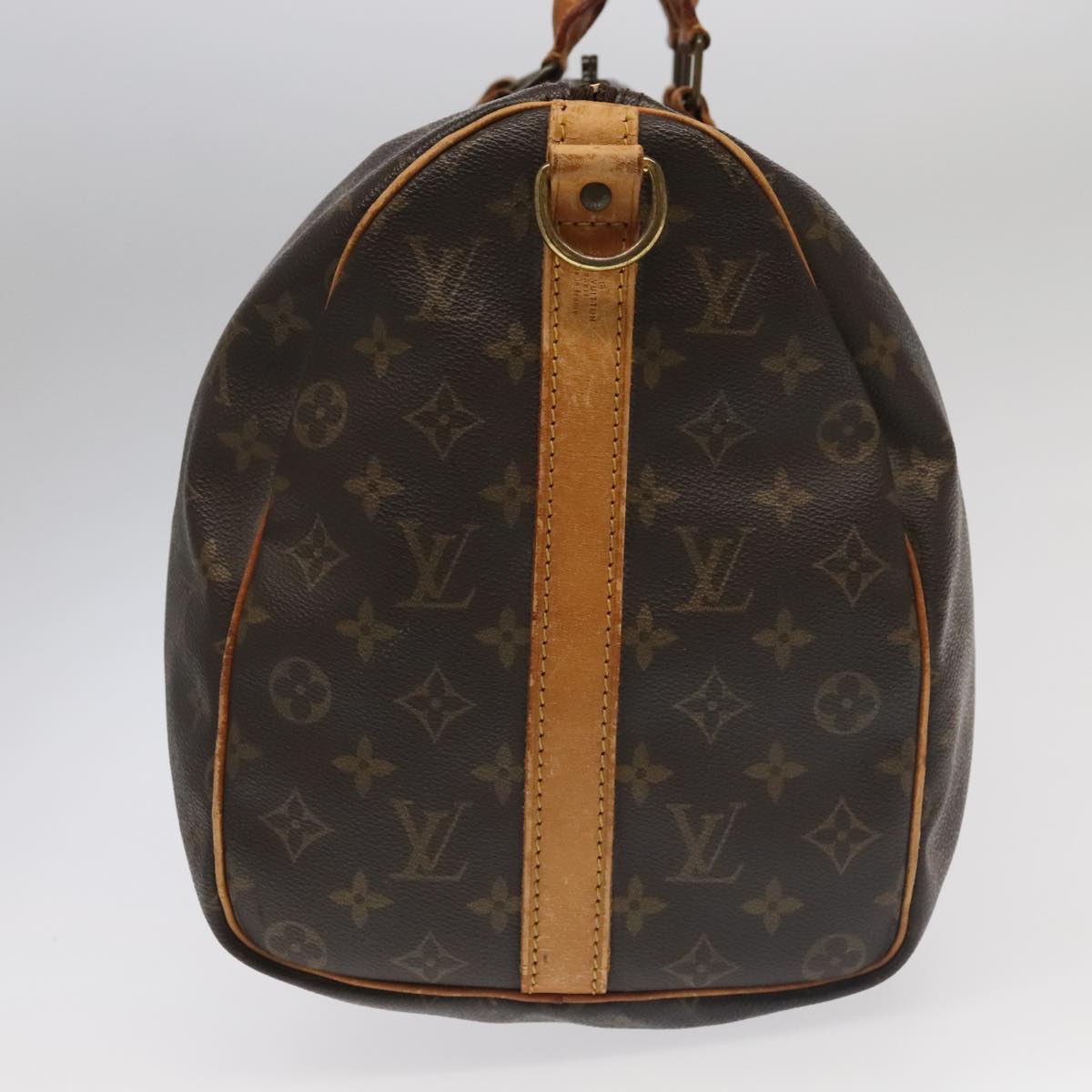 LOUIS VUITTON Monogram Keepall Bandouliere 45 Boston Bag M41418 LV Auth 102312