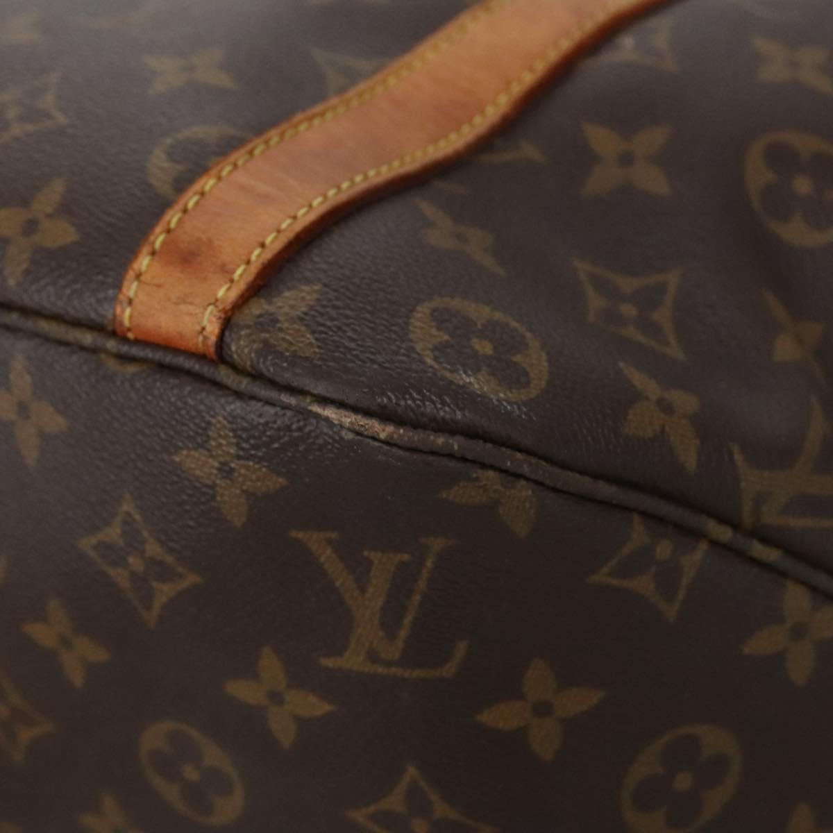 LOUIS VUITTON Monogram Sac Shopping Tote Bag M51108 LV Auth 102314