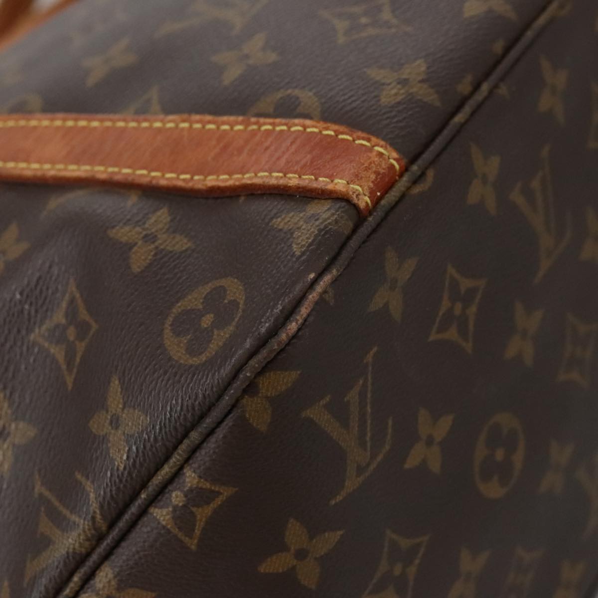 LOUIS VUITTON Monogram Sac Shopping Tote Bag M51108 LV Auth 102314