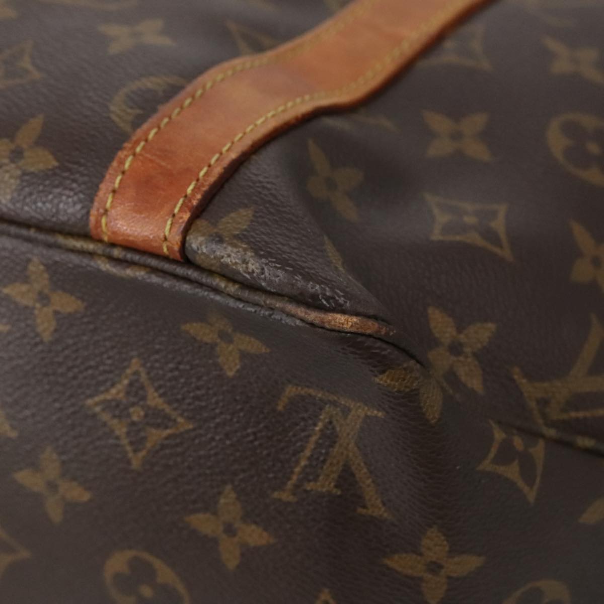 LOUIS VUITTON Monogram Sac Shopping Tote Bag M51108 LV Auth 102314