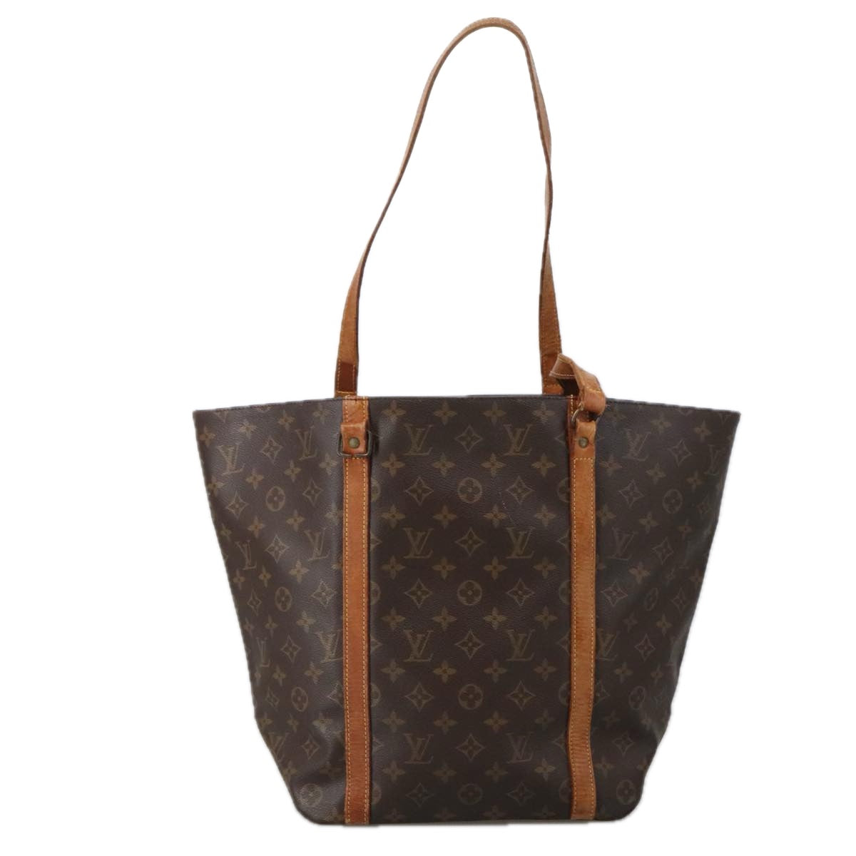 LOUIS VUITTON Monogram Sac Shopping Tote Bag M51108 LV Auth 102314