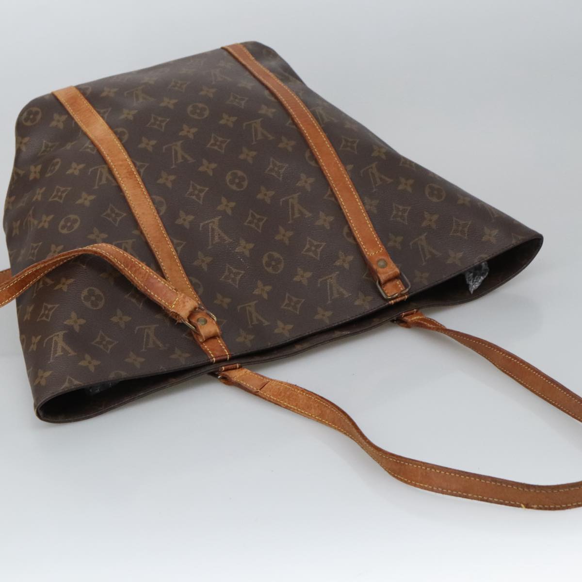 LOUIS VUITTON Monogram Sac Shopping Tote Bag M51108 LV Auth 102314