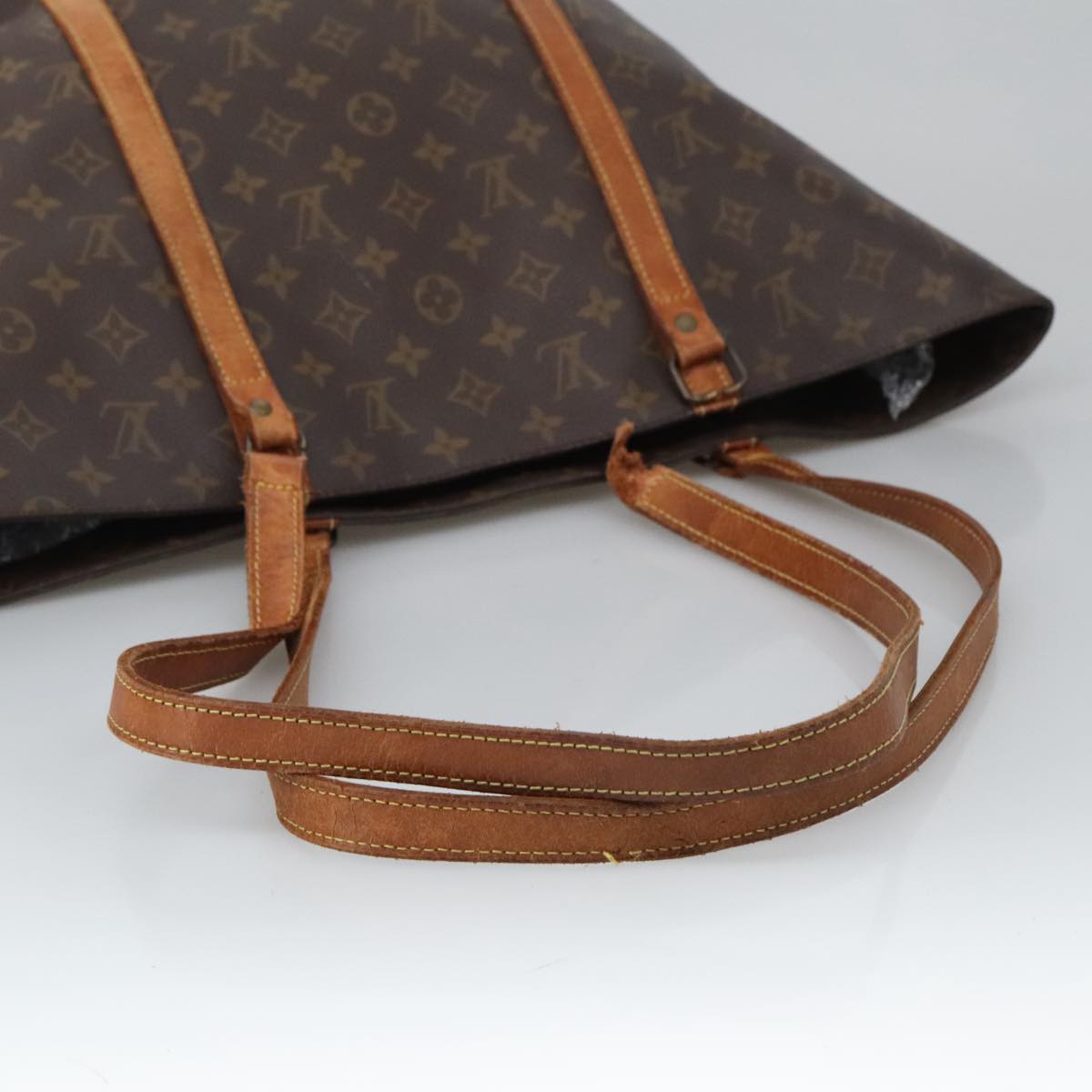 LOUIS VUITTON Monogram Sac Shopping Tote Bag M51108 LV Auth 102314