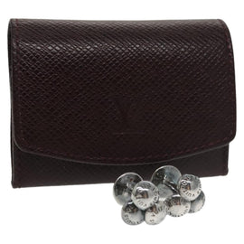 LOUIS VUITTON Taiga Cuffs Cuff Case Acajou LV Auth 102330