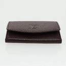 LOUIS VUITTON Taiga Cuffs Cuff Case Acajou LV Auth 102330-6