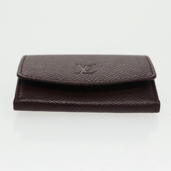 LOUIS VUITTON Taiga Cuffs Cuff Case Acajou LV Auth 102330