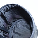 Burberrys Vanity Pouch Nylon Black Gold Auth 102332-18