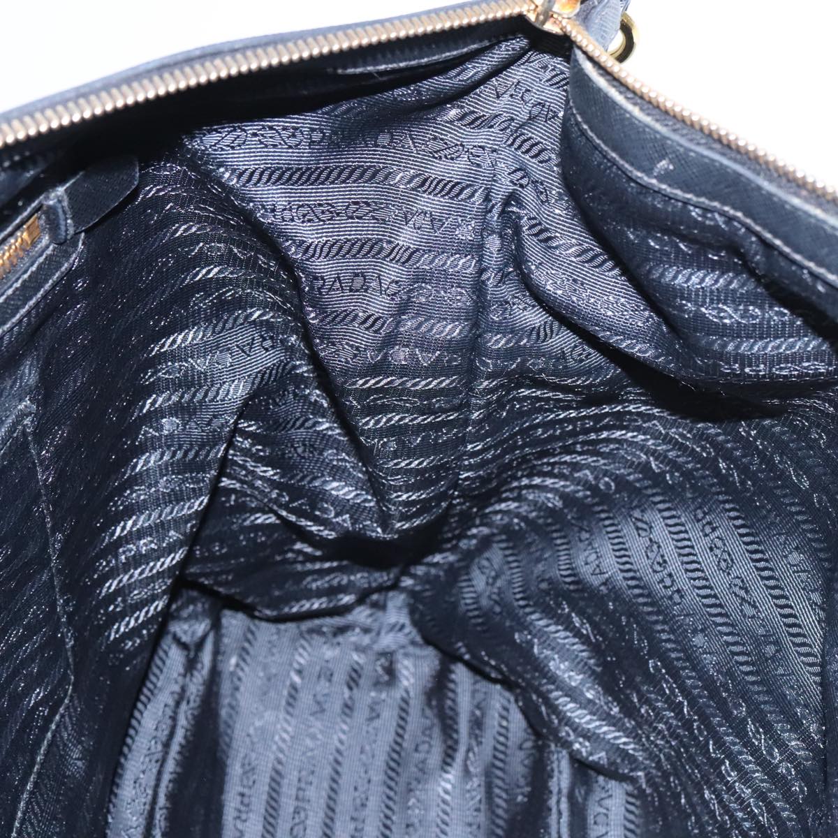 PRADA Tote Bag Nylon Black Auth 102358