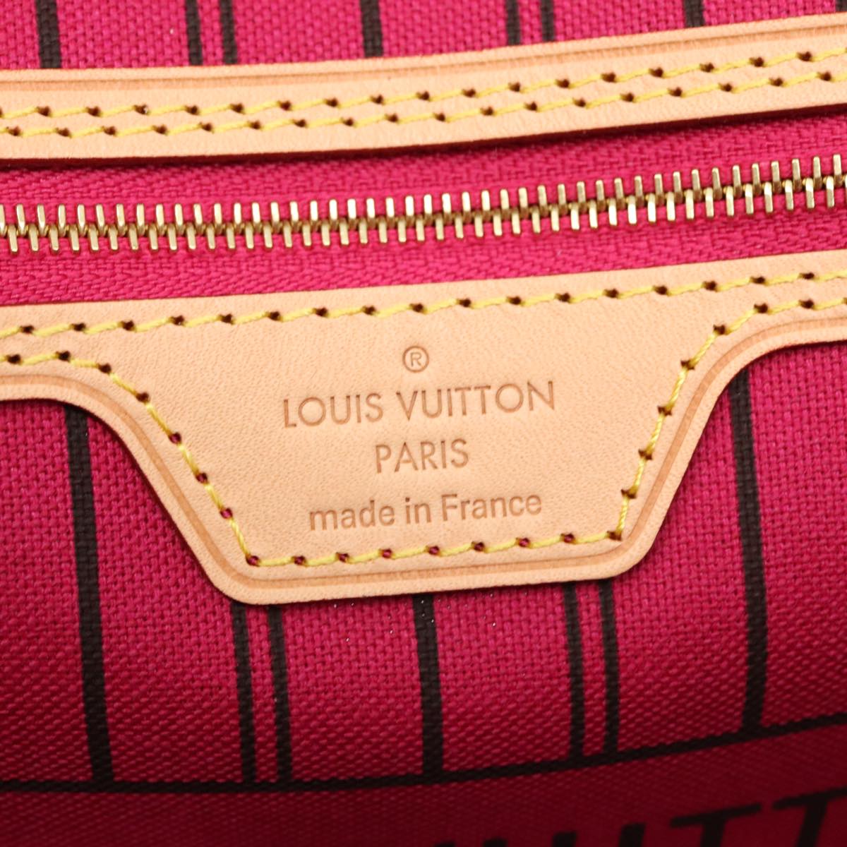 LOUIS VUITTON Monogram Neverfull GM Tote Bag M40157 LV Auth 102359A