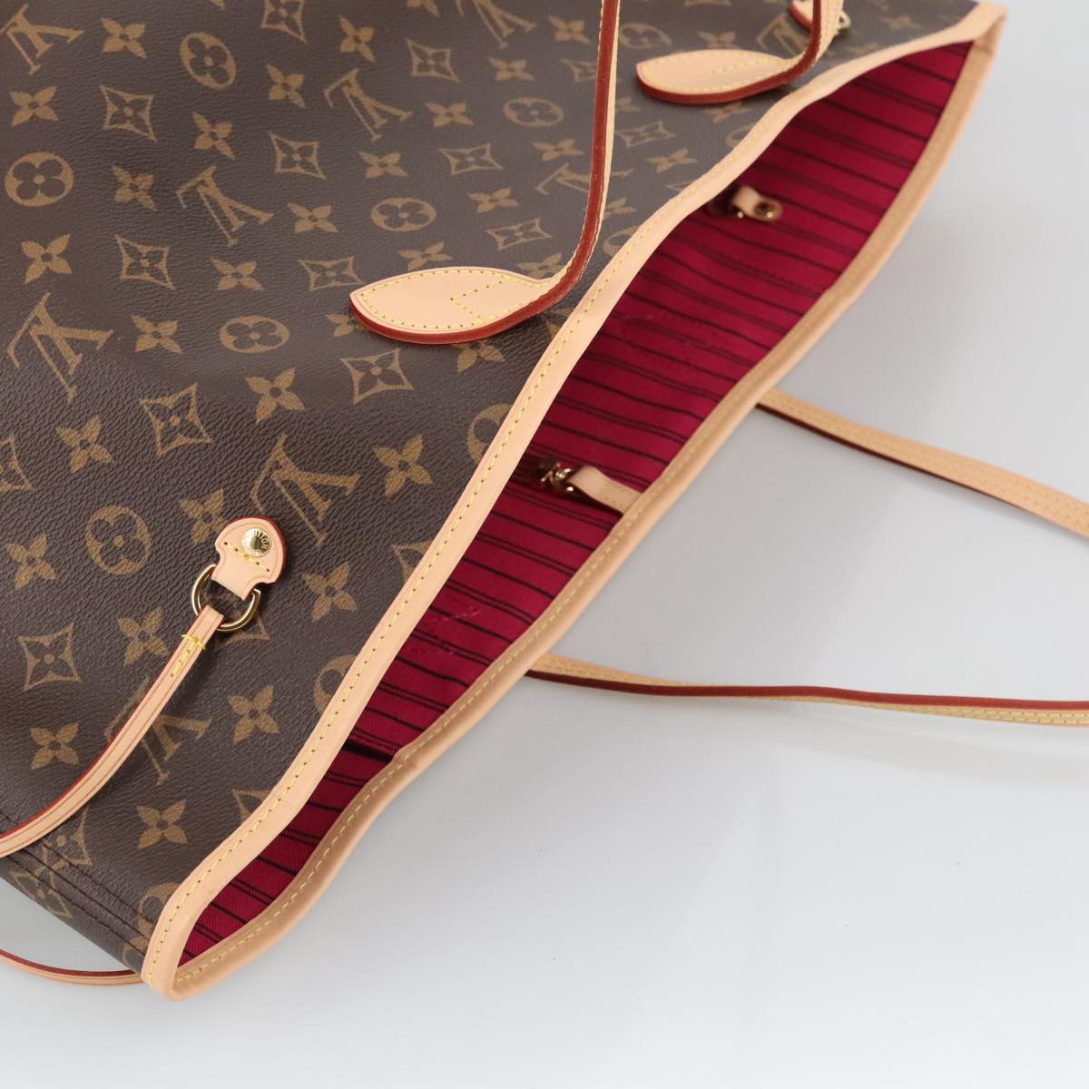 LOUIS VUITTON Monogram Neverfull GM Tote Bag M40157 LV Auth 102359A