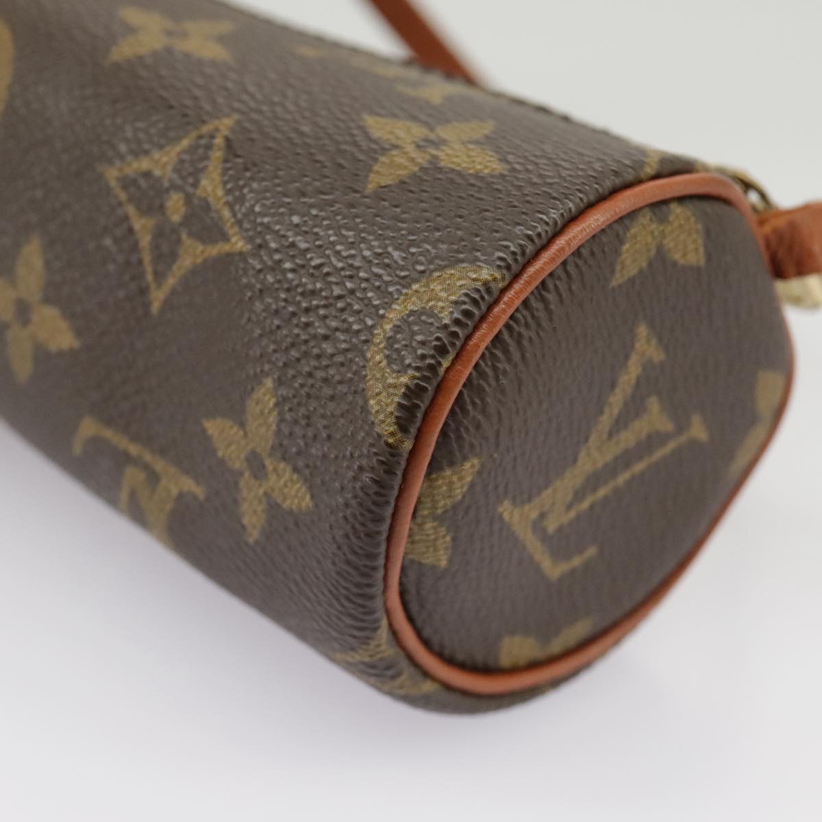 LOUIS VUITTON Monogram Papillon Pouch LV Auth 102362