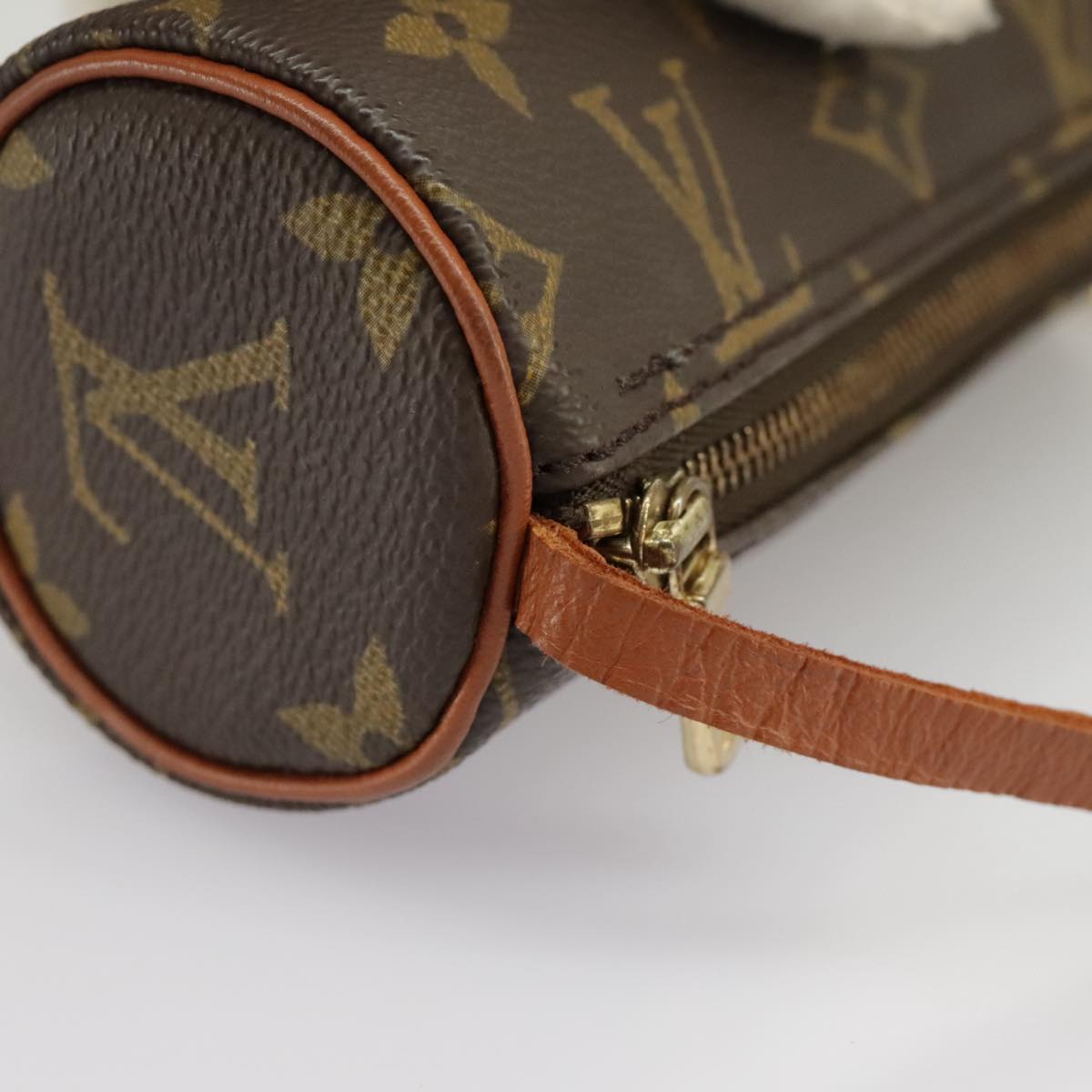 LOUIS VUITTON Monogram Papillon Pouch LV Auth 102362