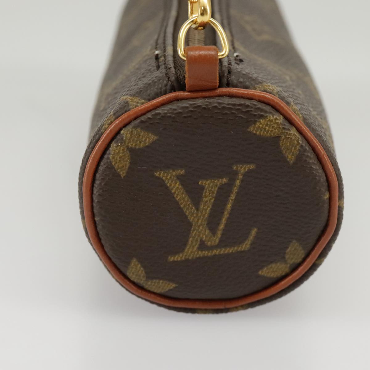 LOUIS VUITTON Monogram Papillon Pouch LV Auth 102362