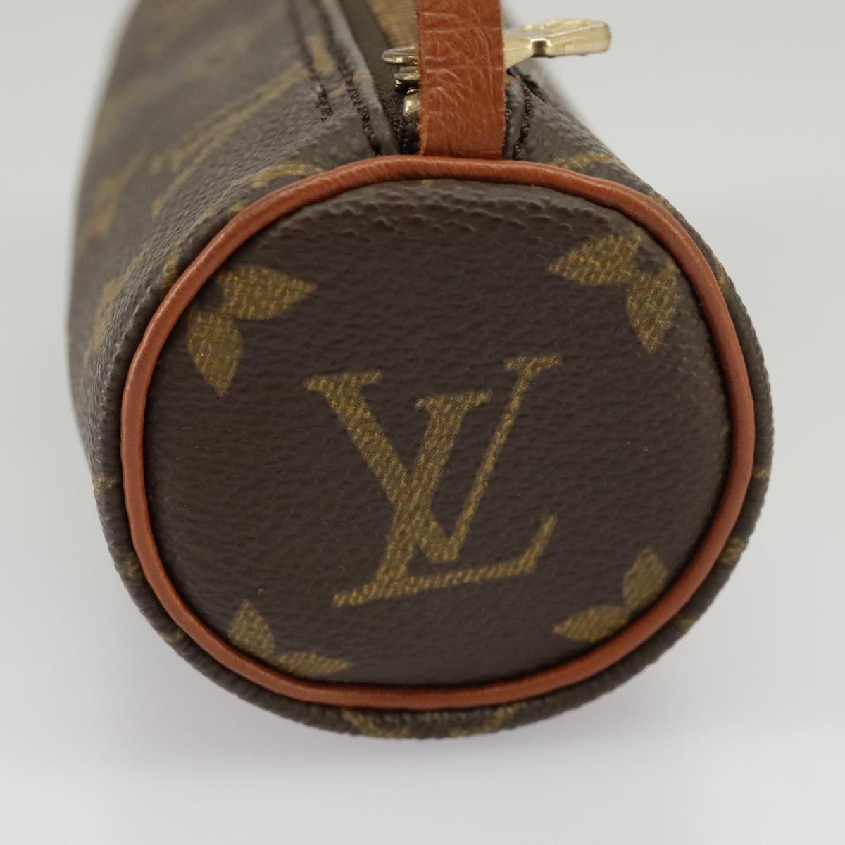 LOUIS VUITTON Monogram Papillon Pouch LV Auth 102362