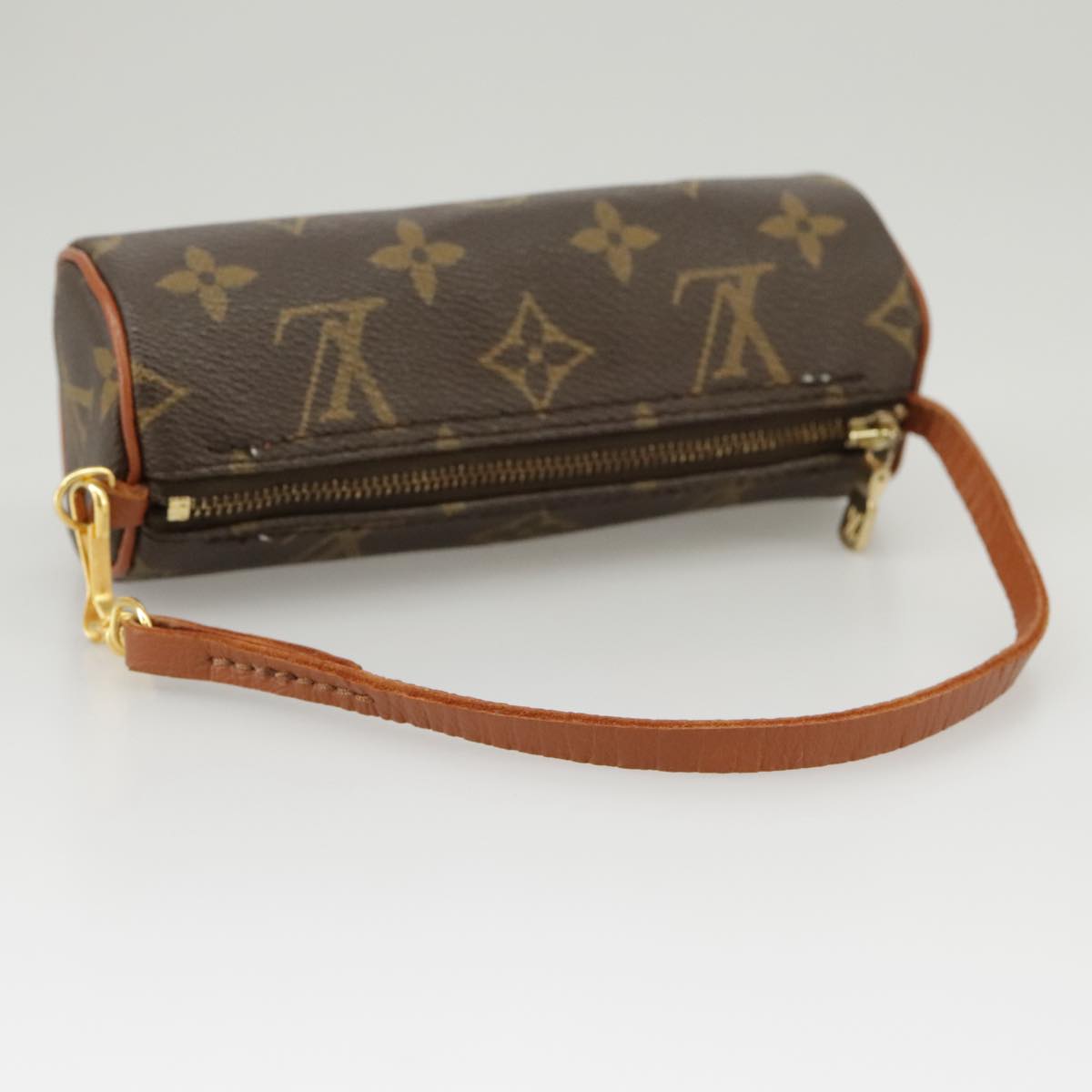 LOUIS VUITTON Monogram Papillon Pouch LV Auth 102362