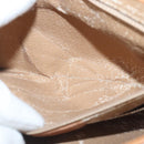 CELINE Macadam Canvas Shoulder Bag PVC Leather Brown Gold Auth 102371-20