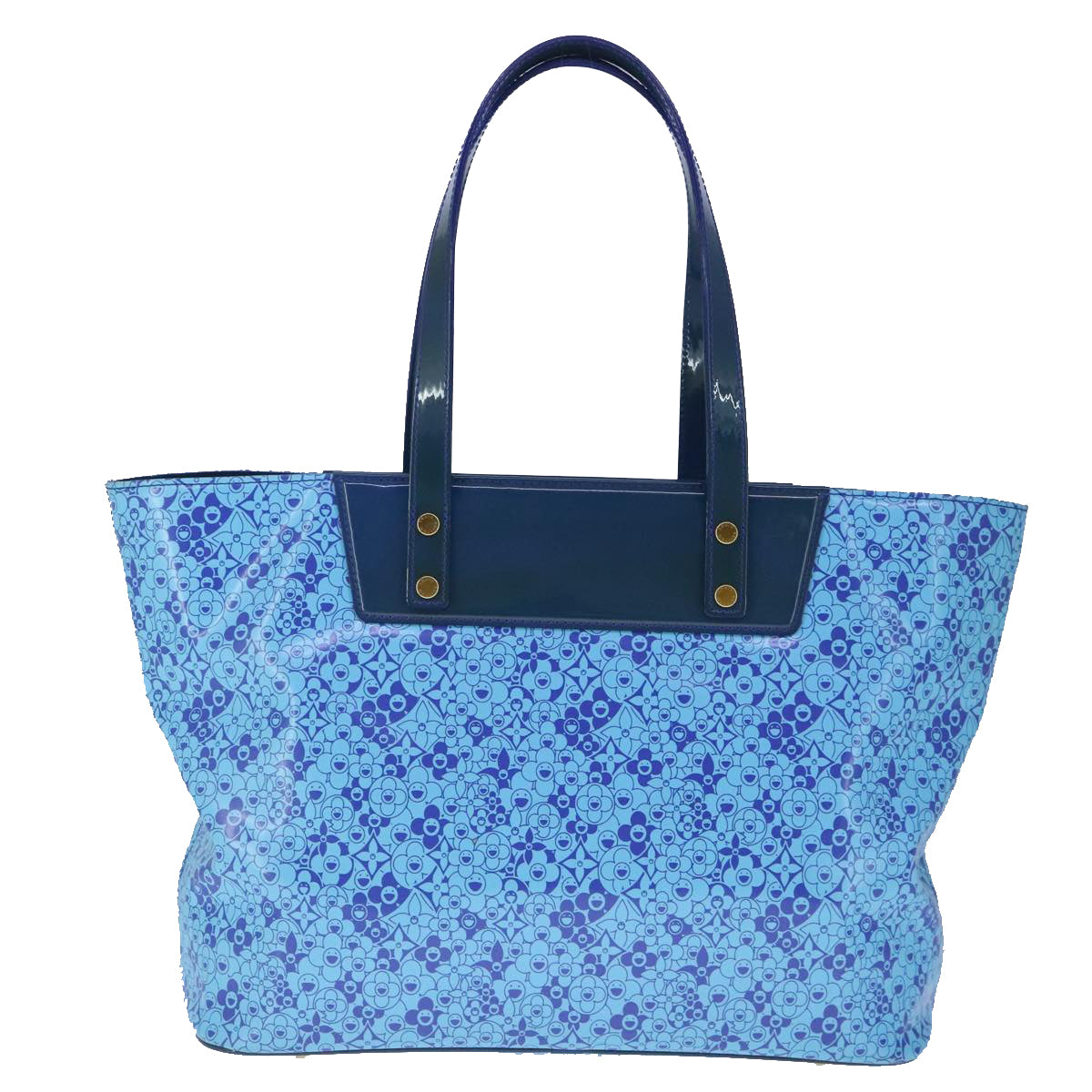 LOUIS VUITTON Cosmic Blossom Beach line Cosmic PM Bag Blue M93161 Auth 102377 - 0