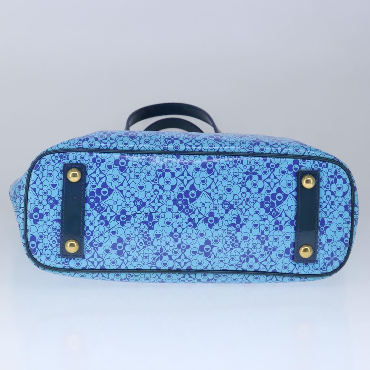 LOUIS VUITTON Cosmic Blossom Beach line Cosmic PM Bag Blue M93161 Auth 102377