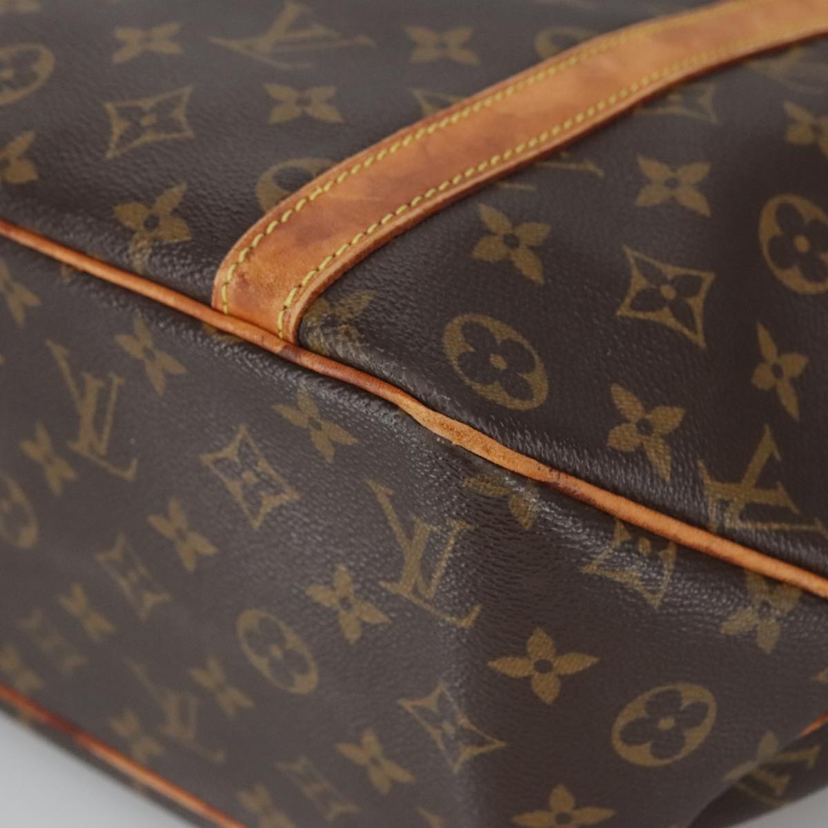 LOUIS VUITTON Monogram Sac Shopping Tote Bag M51108 LV Auth 102378