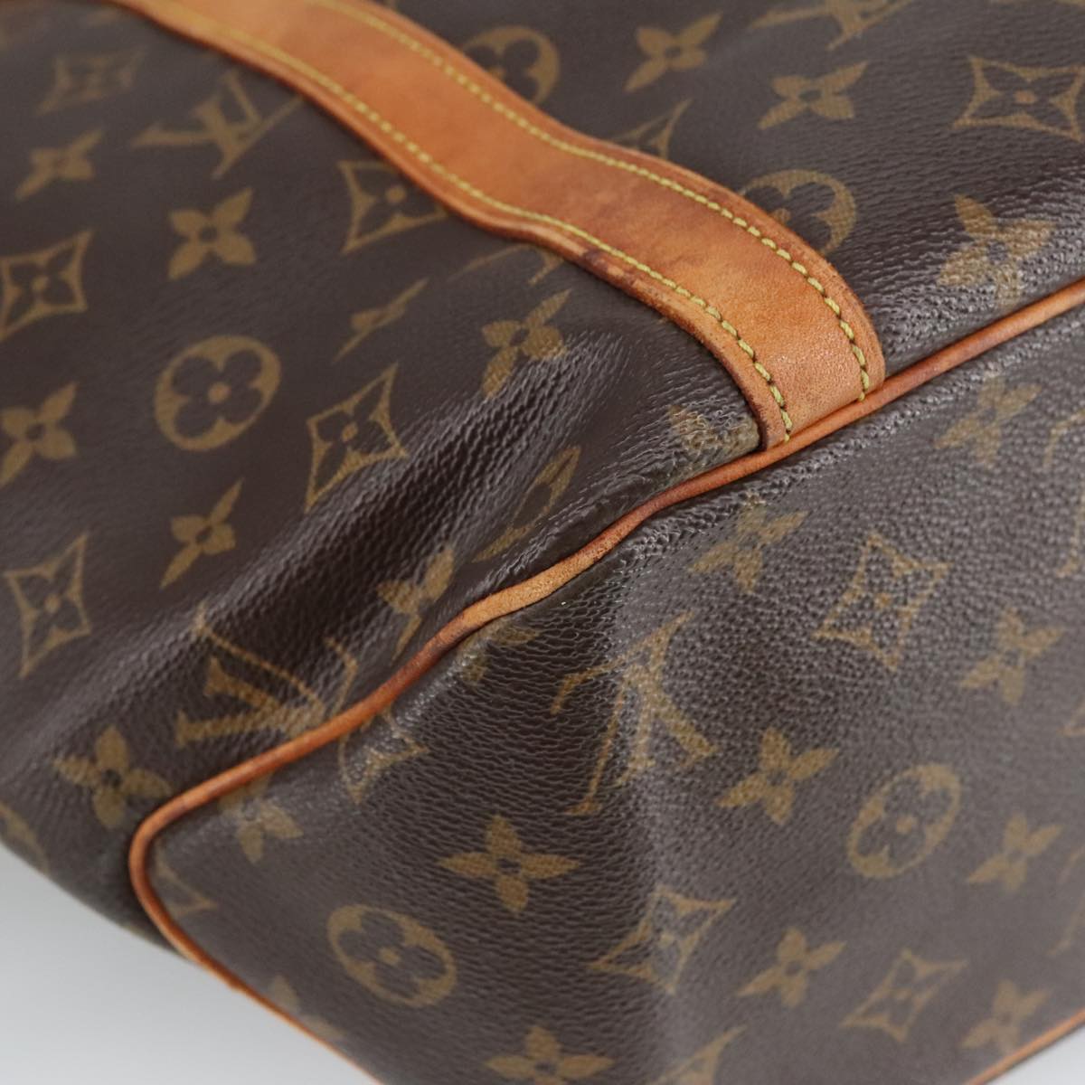 LOUIS VUITTON Monogram Sac Shopping Tote Bag M51108 LV Auth 102378