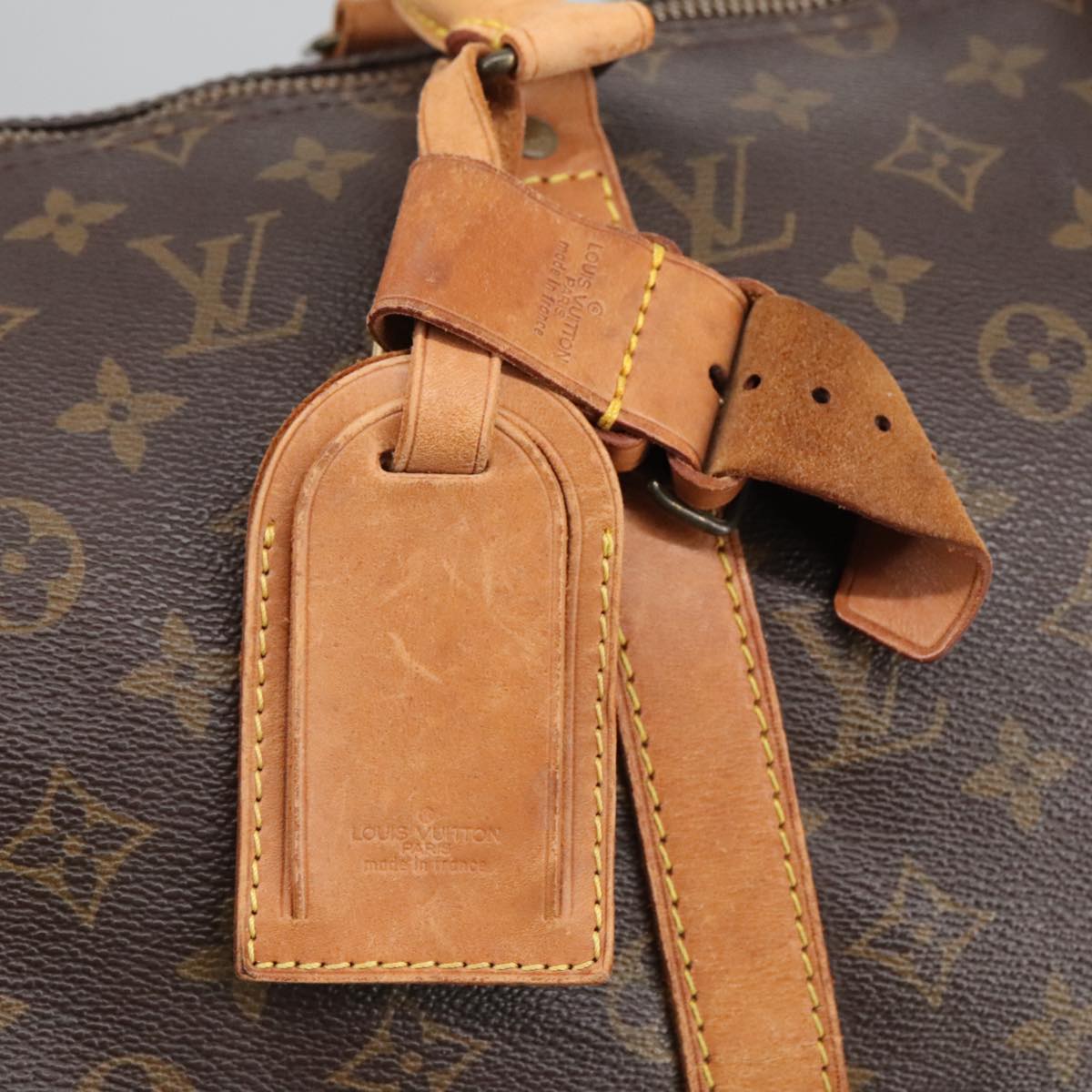 LOUIS VUITTON Monogram Keepall 50 Boston Bag M41426 LV Auth 102380