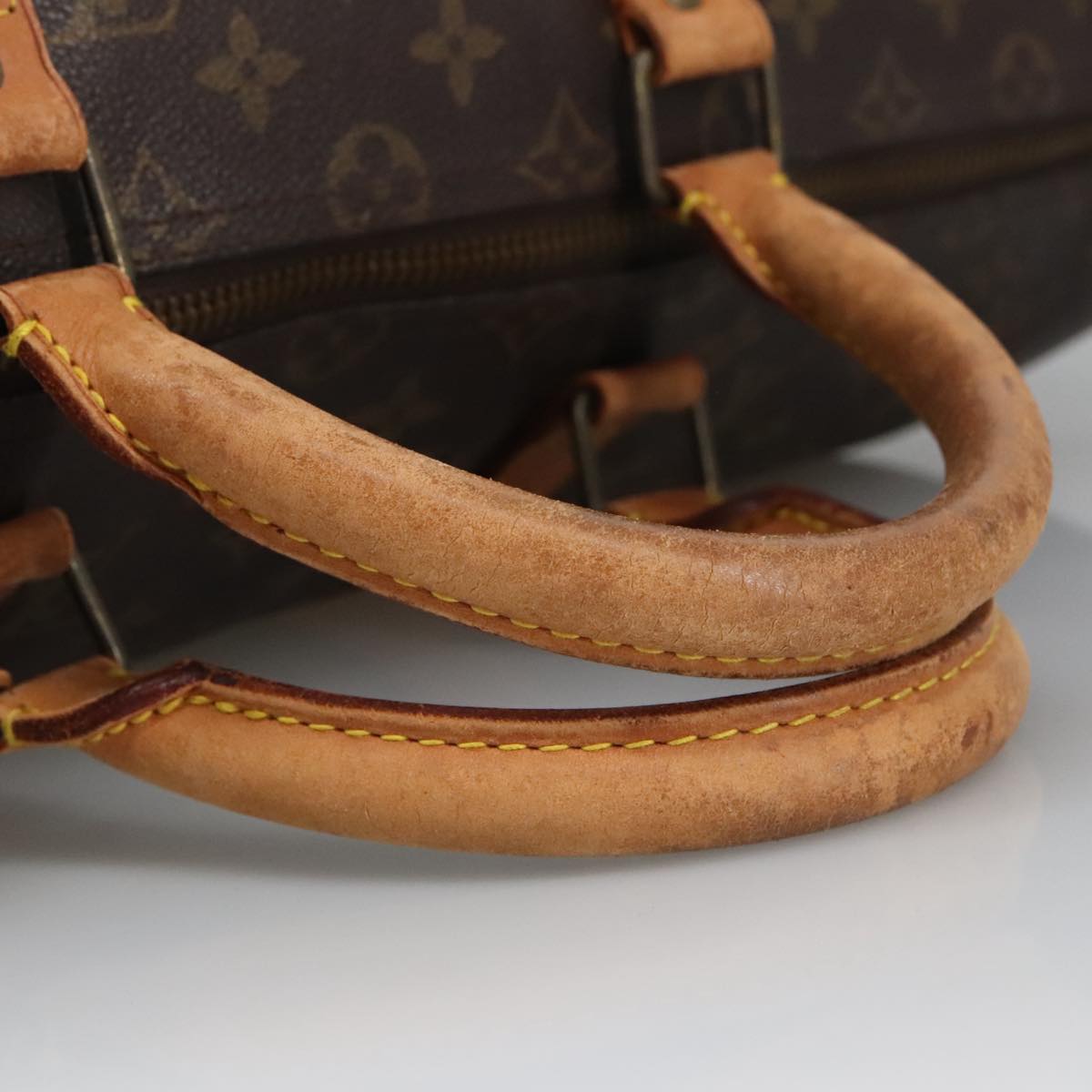 LOUIS VUITTON Monogram Keepall 50 Boston Bag M41426 LV Auth 102380