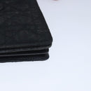 Christian Dior Canage Chain Shoulder Bag Nylon Black Auth 102381-15