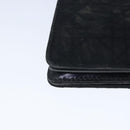 Christian Dior Canage Chain Shoulder Bag Nylon Black Auth 102381-16