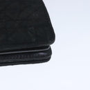 Christian Dior Canage Chain Shoulder Bag Nylon Black Auth 102381-9