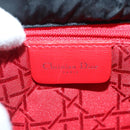 Christian Dior Canage Chain Shoulder Bag Nylon Black Auth 102381-17